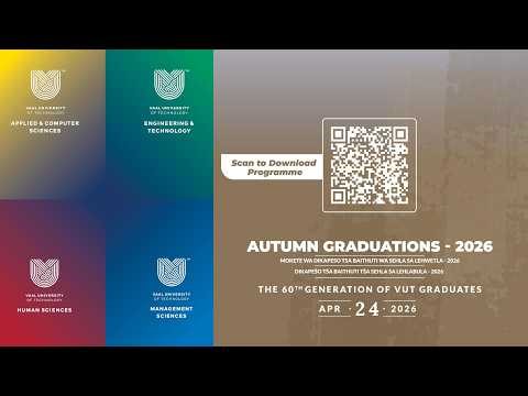 🎓 VUT Graduation 2026 | Special Graduation Ceremony | 24 April | Session 3 – 17:00