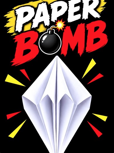 How to Make an Easy Paper Bomb Origami Craft Tutorial 💣 #diy #crafts #paperbomb #creatorsearchinsights