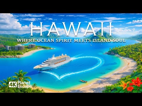 Hawaii 4K –Discover Tropical Paradise Islands & Stunning Beaches Drone Footage with Deep House Chill