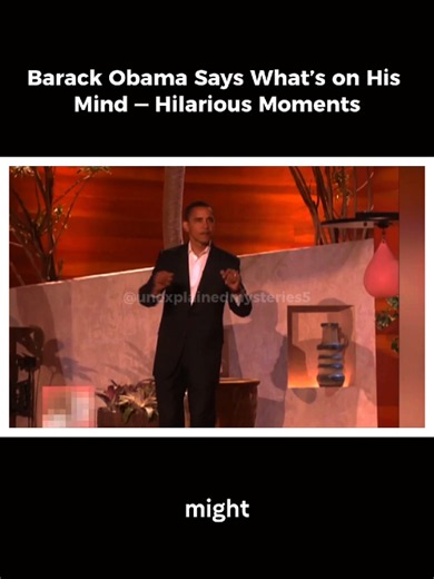 Barack Obama says what's on his mind - Hilarious Moments #BarackObama #HilariousMoments #Comedy #FunnyVideos #ViralHumor