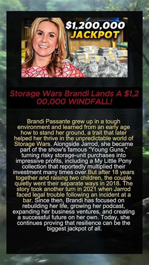 Storage Wars Star Brandi Passante’s $1.2 Million Success Story #hollywood #celebritynews #shorts