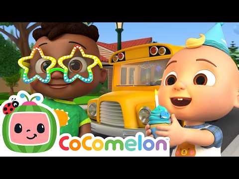 JJ's Birthday Bus Bonanza! 🎉🚌 CoComelon | Nursery Rhymes for Babies