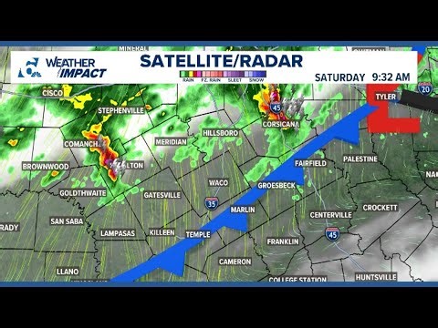 LIVE RADAR | TRACK A COLD FRONT AND STORMS ACROSS CENTEX.