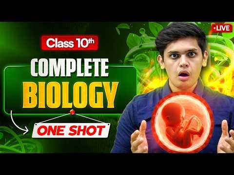 Class 10th Science - Complete Biology in One Shot🔥| Prashant Kirad