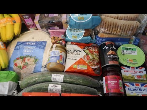 £68 Sainbury's Grocery Haul | Family of 4 On A Budget