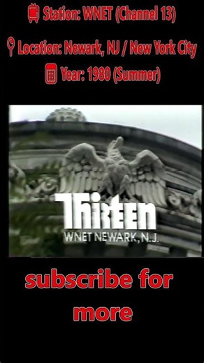 1980 WNET Newark Station Breaks #Shorts