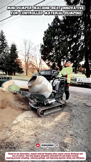 Mini Dumper Machine Best Innovative for Controlled Material Dumping