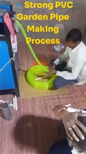 PVC Garden Pipe Manufacturing Process 🔥 | Plastic Granules to Pipe Making Machine