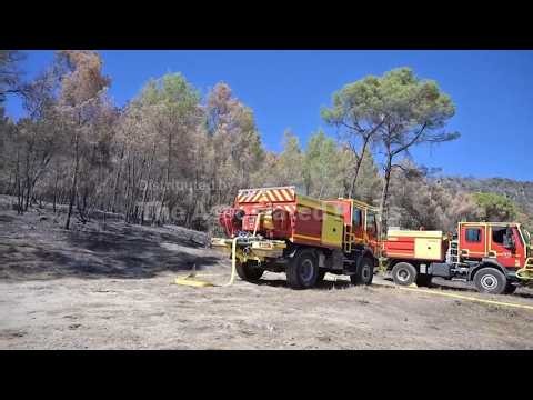 French firefighters take positions in high-risk areas of Var region to ensure rapid wildfire respons