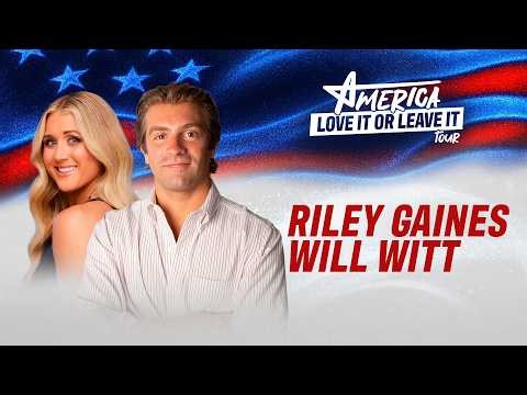 The Cultural Divide in Sports | Riley Gaines & Will Witt at the America: Love It or Leave It Tour