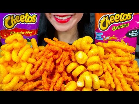 ASMR CHEETOS PARTY MUKBANG MASSIVE Eating Sounds