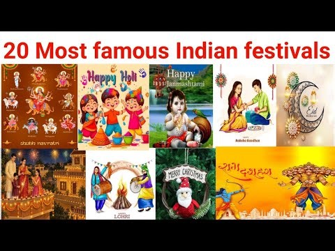 20 Most famous Indian festivals || popular Indian festivals name ||