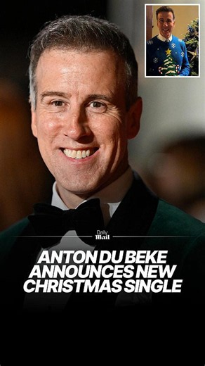 Strictly's Anton Du Beke announces new Christmas single