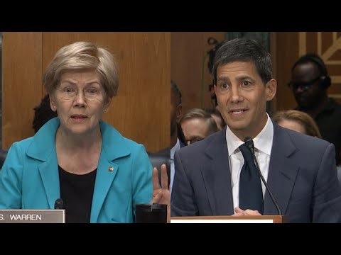 Watch: Elizabeth Warren grills Kevin Warsh about his financial assets, independence from Trump