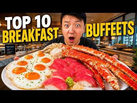 Top 10 BEST BREAKFAST BUFFETS in the World!