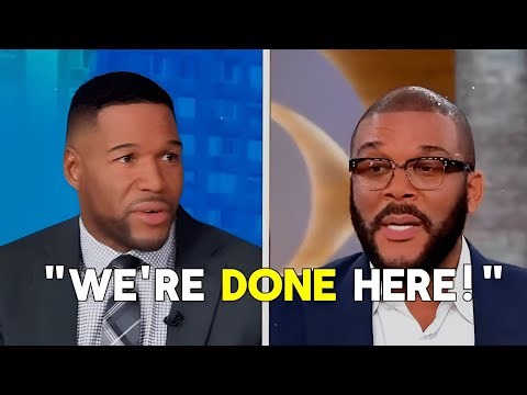 Tyler Perry WALKS OFF Good Morning America Interview After Heated Clash With Michael