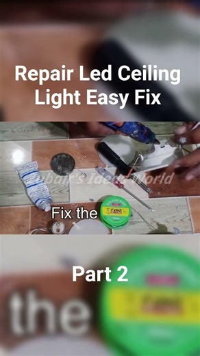 How to repair Led Ceiling Light (Easy Fix) #ledlights #diyprojects