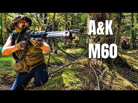 Airsoft War A&K M60, ICS Galil, P90