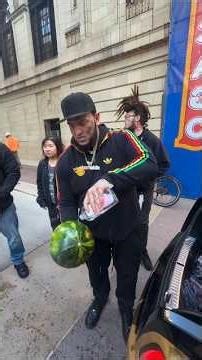 He Gives Money For Catching Watermelon 🍉