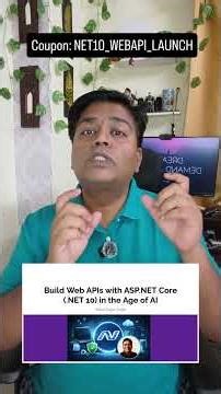 🚀 New course released: Build Web APIs with ASP.NET Core (.NET 10) in the Age of AI