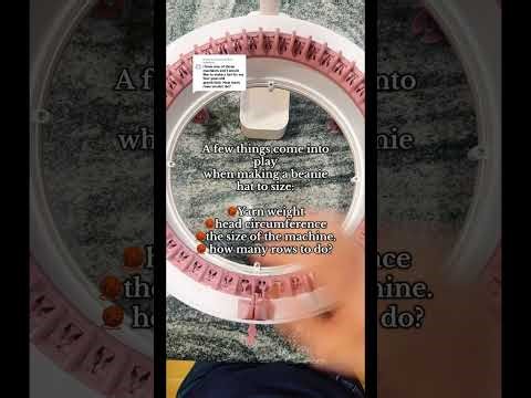 How Many Rows for a Double Layer Beanie? | Sentro Circular Knitting Machine Explained