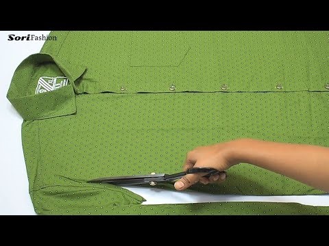 Upcycling Shirts: Make a Woman Crop Top