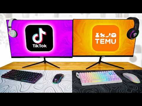 Temu VS Tiktok Shop Gaming Setup!