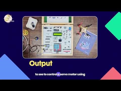 Project 15: ARDUINO NANO WITH SERVO MOTOR BNSS IOT Trainer kit version 1