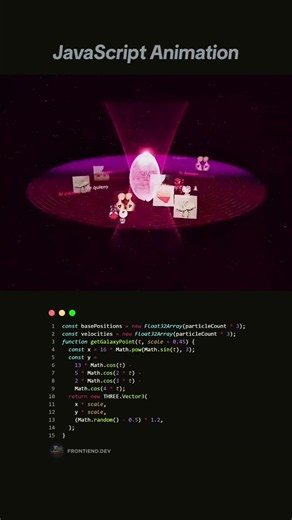 Galaxy Of Love💕 using HTML CSS & JS! #programming #coding #htmlcss #javascript #codes