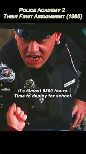 Police Academy 2: Their First Assignment (1985) | Convincing a Kid to Go to School