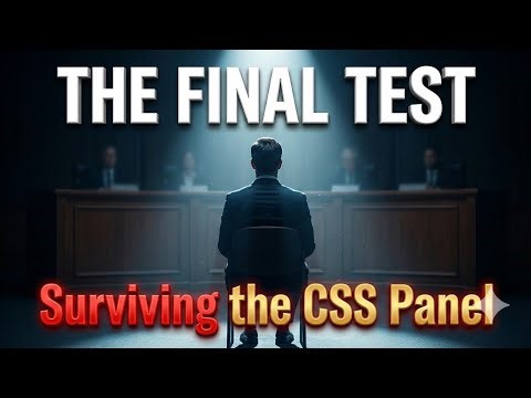 CSS Interview aur Psychological Test Pass Karne Ka Tarika | Masterclass
