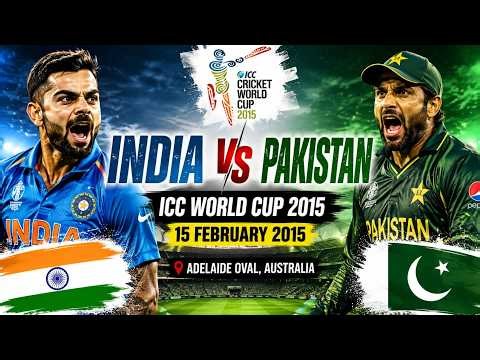 Pakistan vs India | Full Match Highlights | ICC Cricket World Cup 2015 | Epic Clash | HD