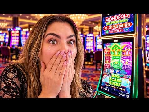 The LUCKIEST WIN OF MY Life on $1,000,000 Monopoly Had Me SCREAMING!!