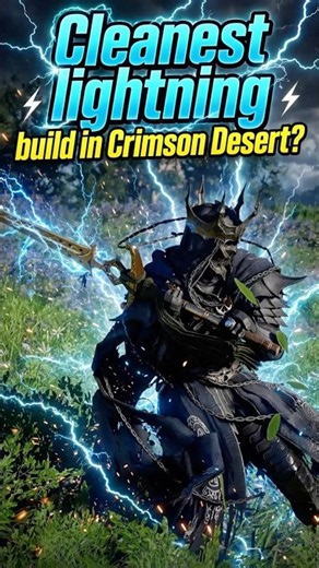 Most Satisfying Lightning Kill in Crimson Desert 💀 ⚡ #CrimsonDesert #GamingShorts #Kliff⁠ #gaming