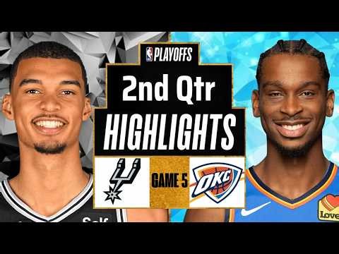 Spurs vs Thunder Highlights Today 2nd Qtr P2 | May 26 | 2026 NBA Playoff Full Highlights Game 5