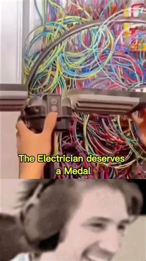 The electrician deserves a medal #shorts #ytshorts #electrician #management