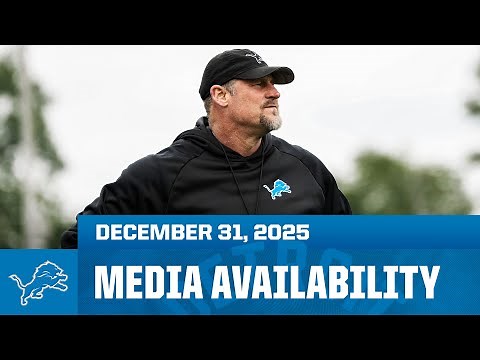 Dan Campbell Press Conference | Dec. 31, 2025