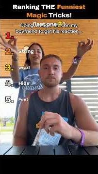 Ranking The Funniest Magic Tricks EVER! 😂 #funny