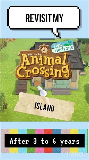 Join me as I revisit my Animal Crossing New Horizon Island after 3-6 years #youtubeshorts #acnh