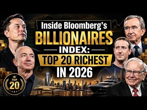 Inside Bloomberg’s Billionaires Index: Top 20 Richest People in The World 2026