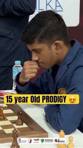 15 year old Prodigy CRUSHES Grandmasters 🔥 #chess