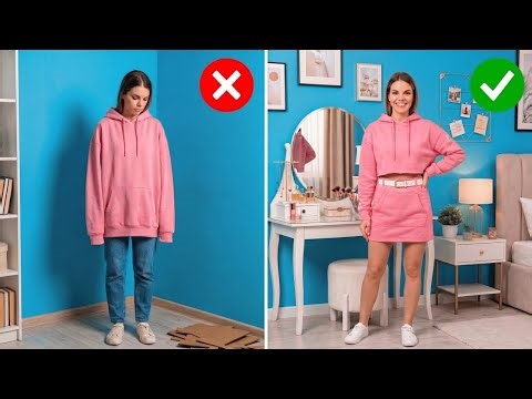 I Transformed Clothes in Seconds with ONE Cut 😱🔥