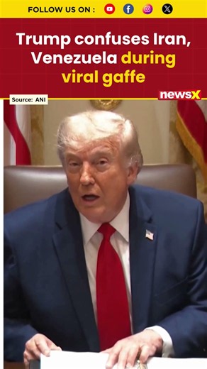 #Watch | Trump’s Viral Slip-Up Comparing Iran and Venezuela Sparks Debate | NewsX