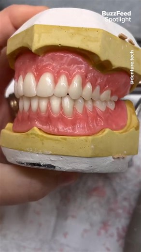 Dental tech @denturetech4 shows BuzzFeed how she restores patients' smiles. | BuzzFeed Video