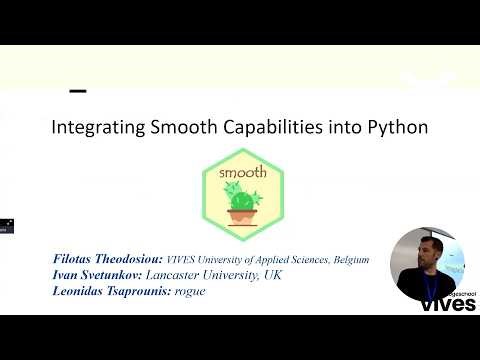 Integrating Smooth Capabilities into Python - Filotas Theodosiou