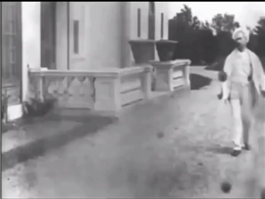 The only known footage of Mark Twain, filmed by Thomas Edison in 1909, a year before Twain’s death