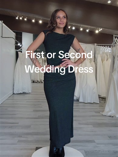 Floral wedding dresses done in two very different ways! First or Second - Which floral wedding dress do you like best? ✨️