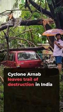 Cyclone leaves trail of destruction in India as thousands evacuated