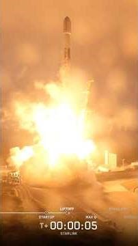 LIFTOFF! SpaceX launches Falcon 9 carrying 25 Starlink Satellites into Orbit | Starlink Group 17-36