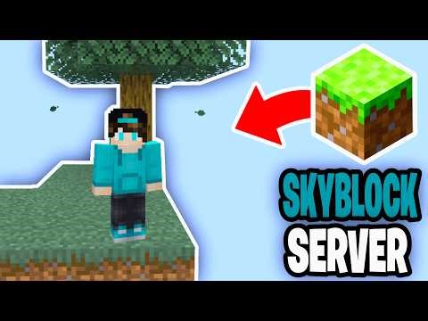 BEST Skyblock Server For Minecraft 26.1 (Tiny Takeover) - Java & Bedrock